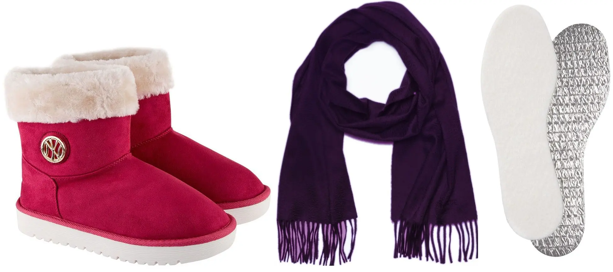 Зимний набор Oodji Pink 38 + WIS-608 Lilac + Yourstep Alu