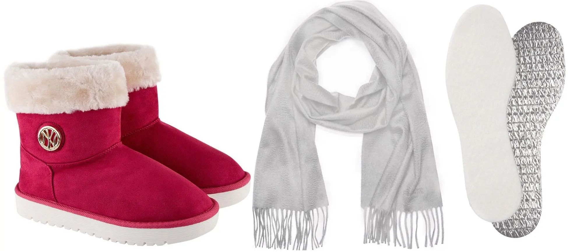 Зимний набор Oodji Pink 39 + WIS-608 White + Yourstep Alu