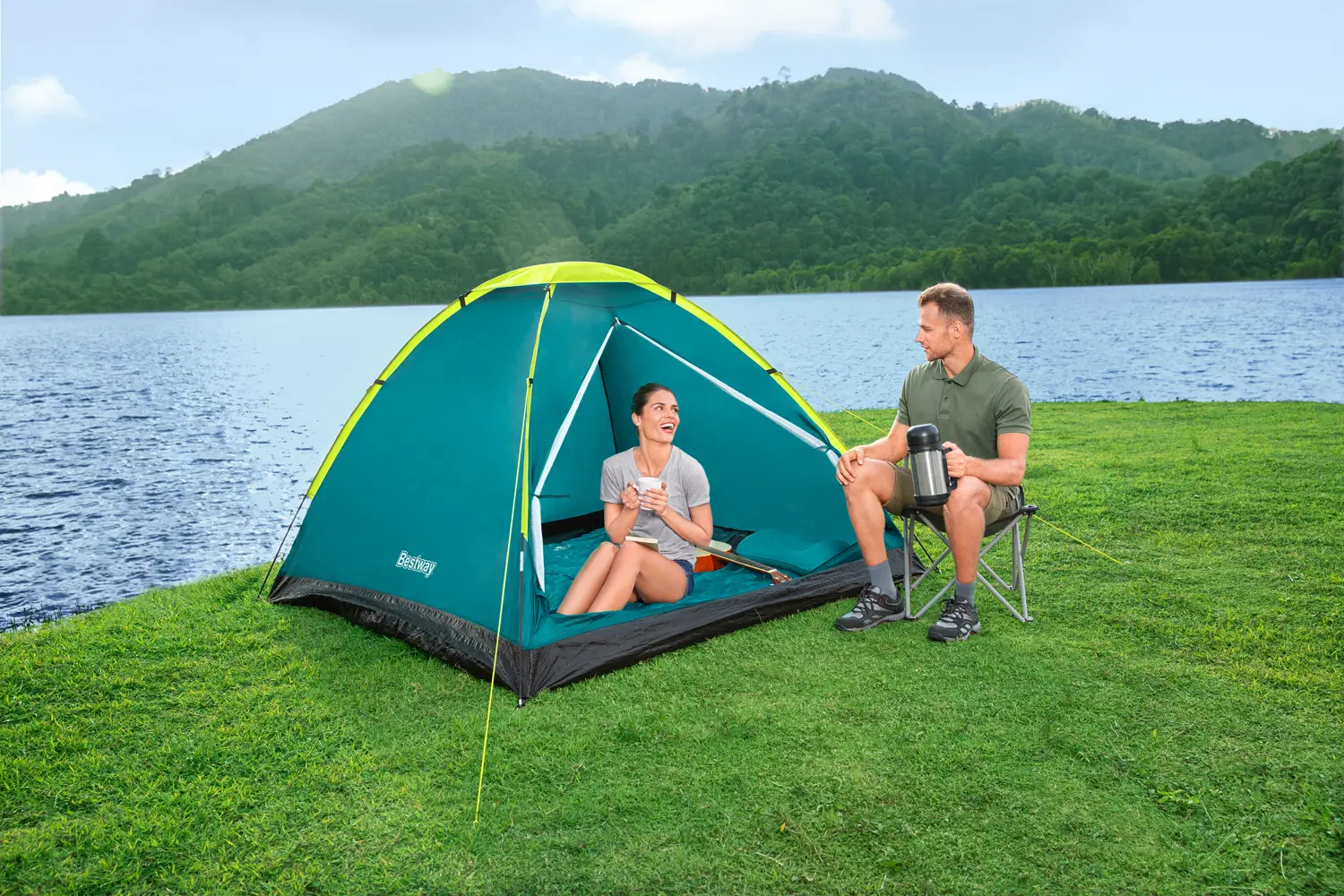 Палатка Bestway COOLDOME 2 68084BW (Blue/Black)