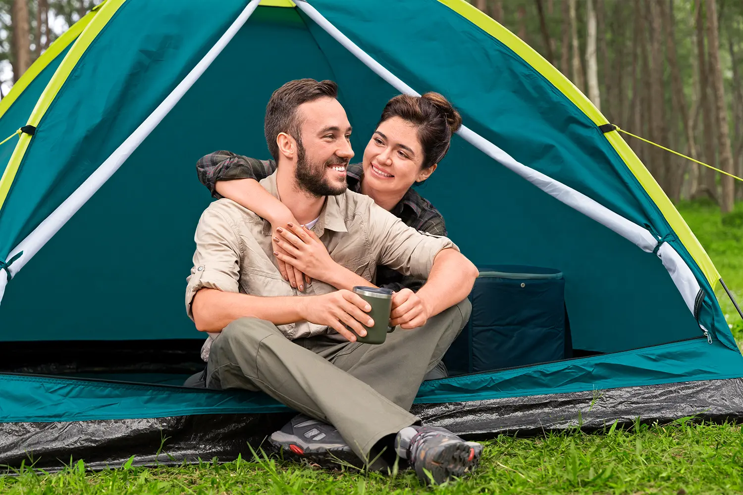 Cort Bestway Wander Dome 4 68143BW (Blue/Black)