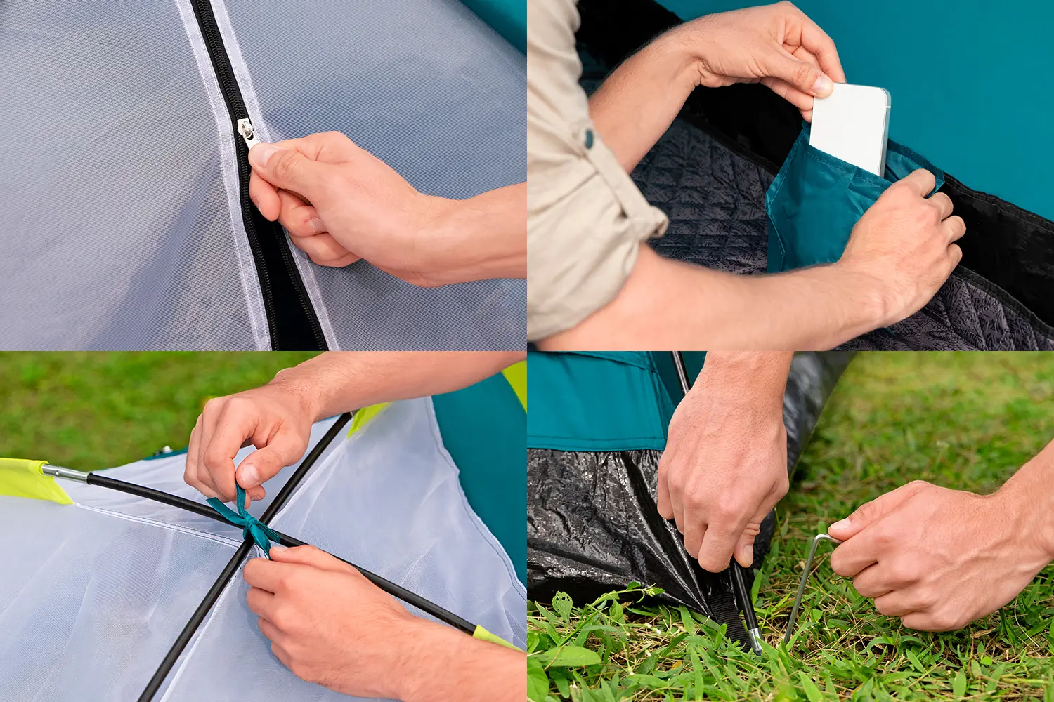 Cort Bestway Wander Dome 4 68143BW (Blue/Black)