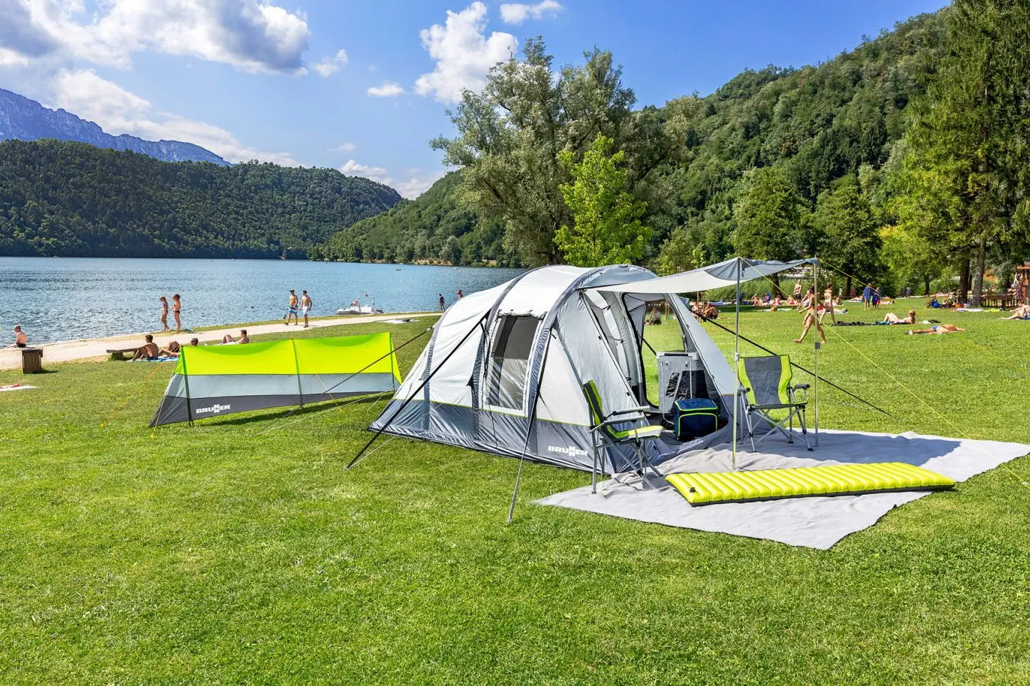 Палатка Brunner Alegra 4 Airtech (Grey) - 3