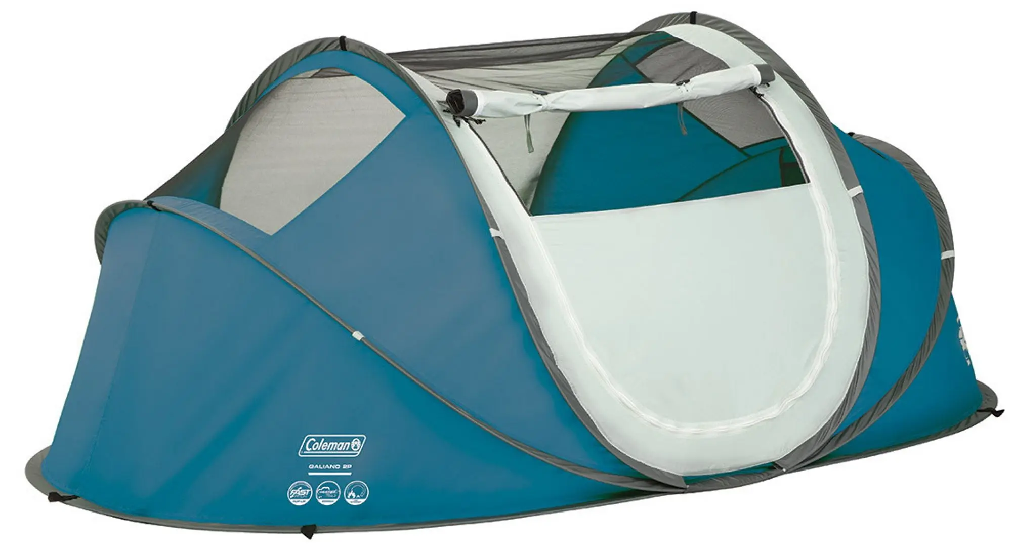 Cort Coleman Fast Pitch Pop up Galiano 4 (Grey/Turquoise) - 2