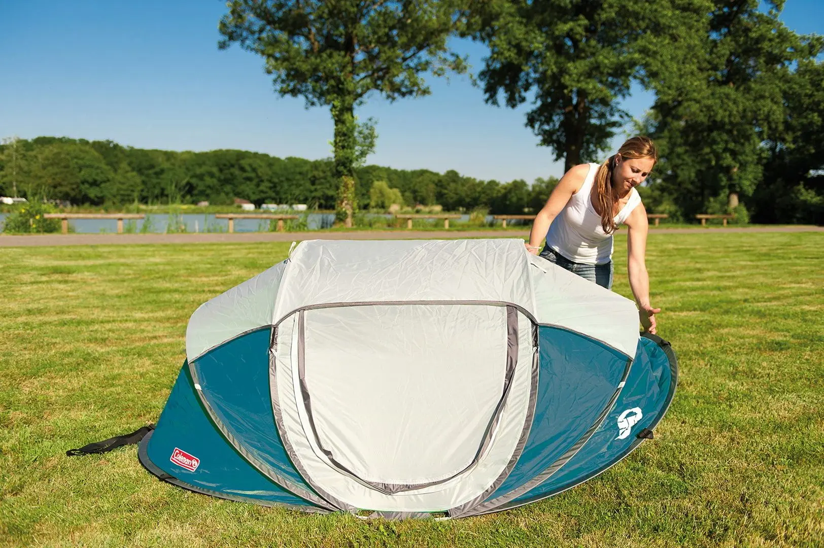 Cort Coleman Fast Pitch Pop up Galiano 4 (Grey/Turquoise) - 3