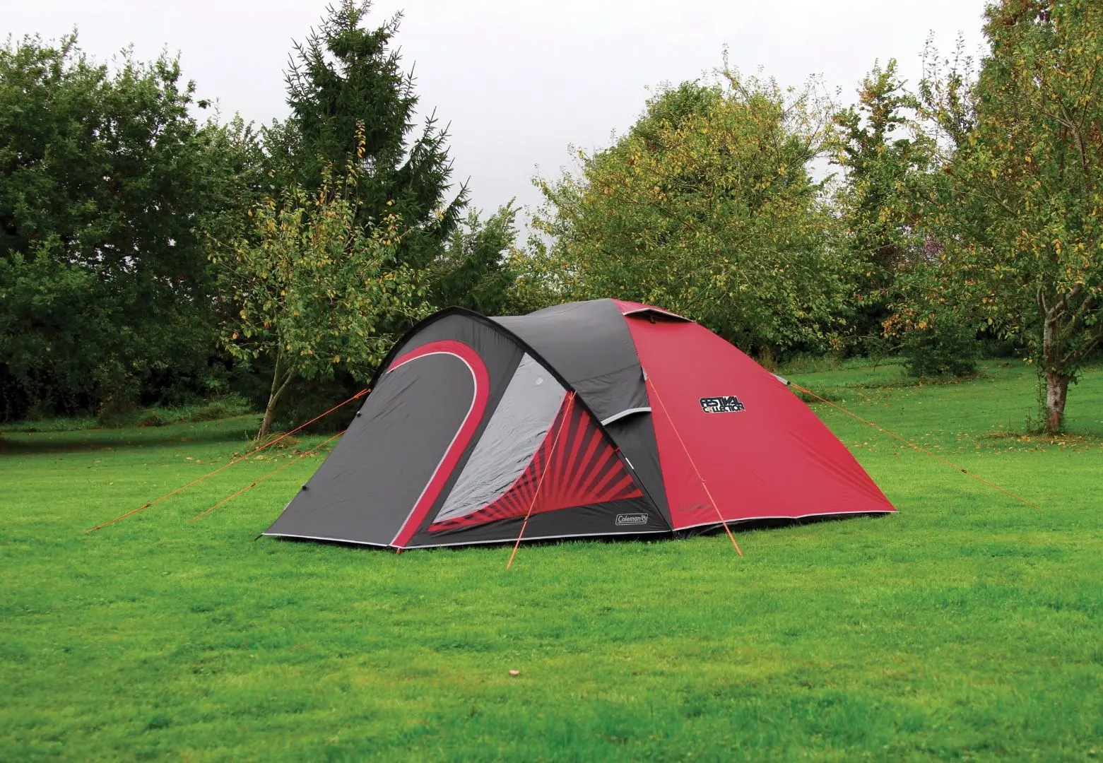 Палатка Coleman Festival Blackout 4 (Red/Black) - 2