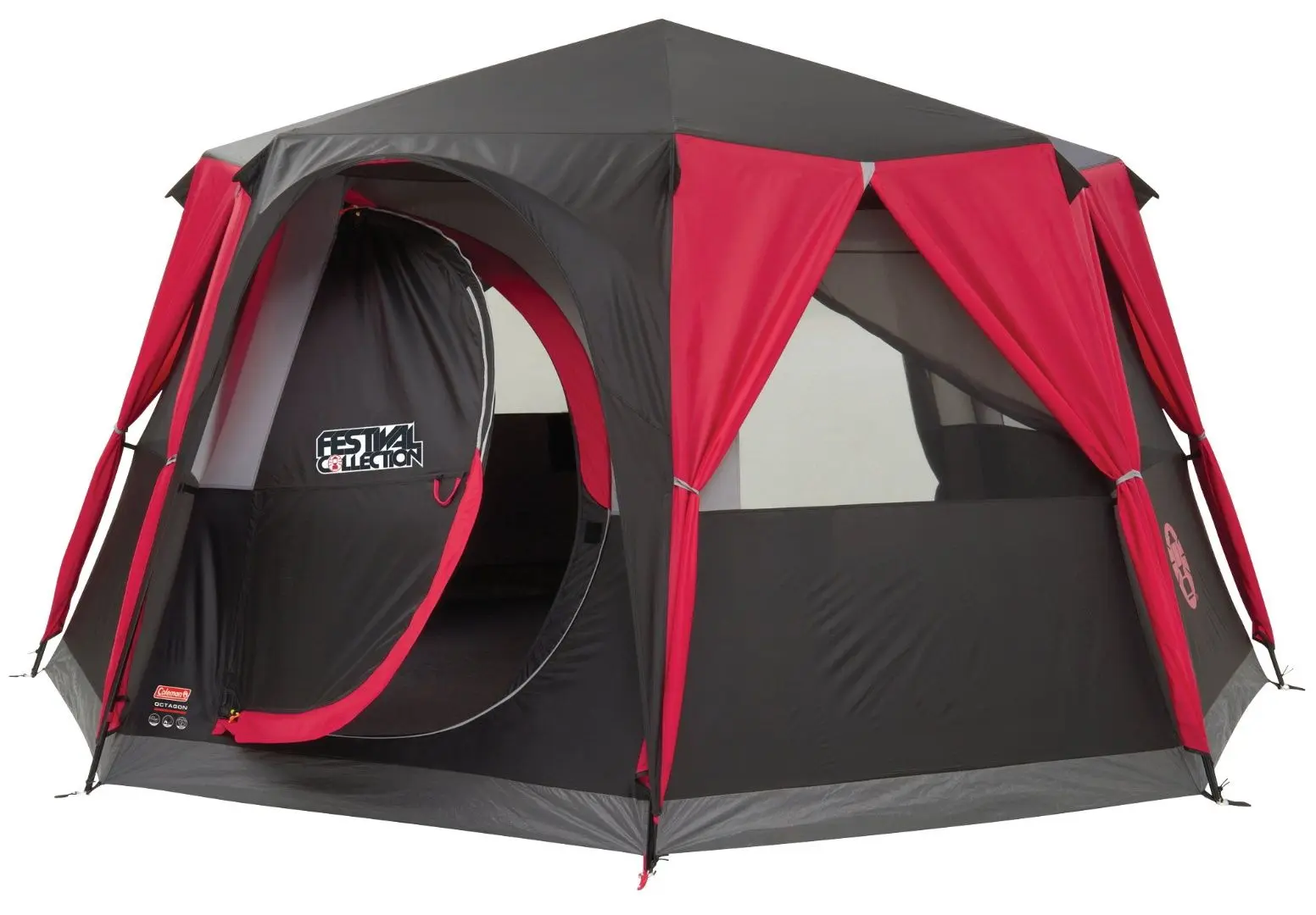 Палатка Coleman Festival Octagon 8 (Red/Black) - 2