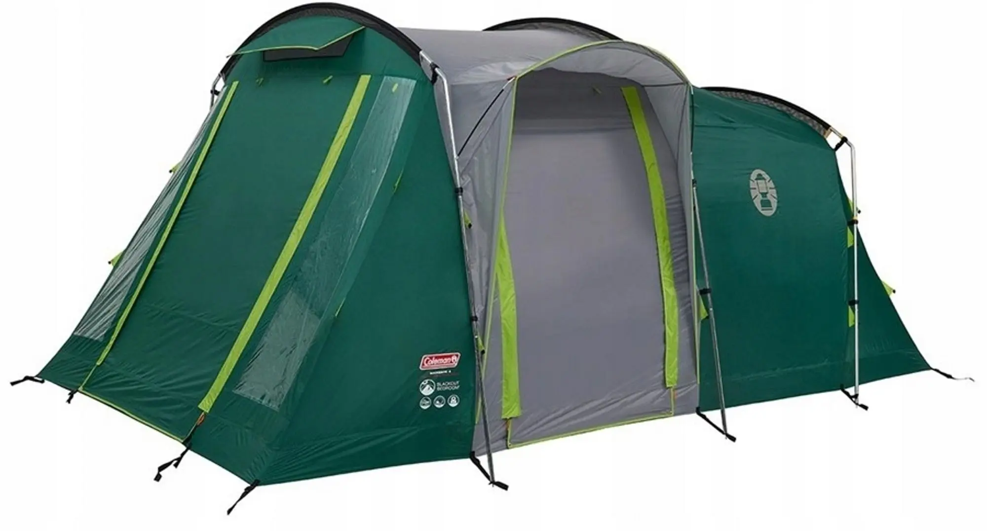 Палатка Coleman MacKenzie 4 Blackout (Green/Grey) - 6