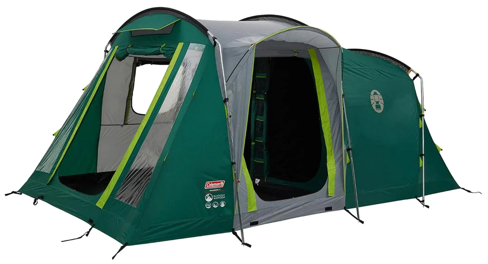 Палатка Coleman MacKenzie 4 Blackout (Green/Grey)