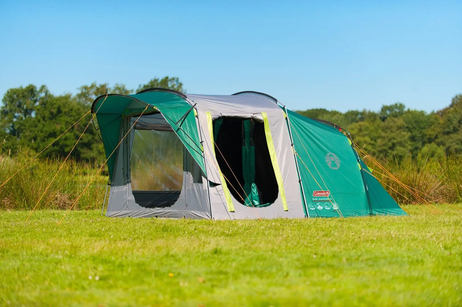 Палатка Coleman Oak Canyon 4 (Grey/Green) - 4