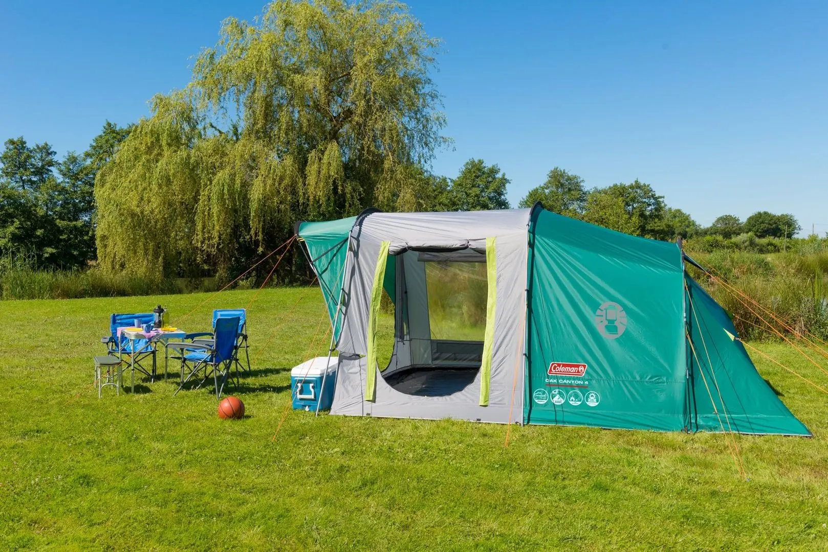 Палатка Coleman Oak Canyon 4 (Grey/Green) - 5