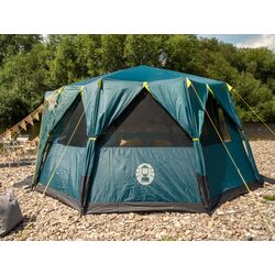 Палатка Coleman Octagon BlackOut (Green/Yellow) Thumb