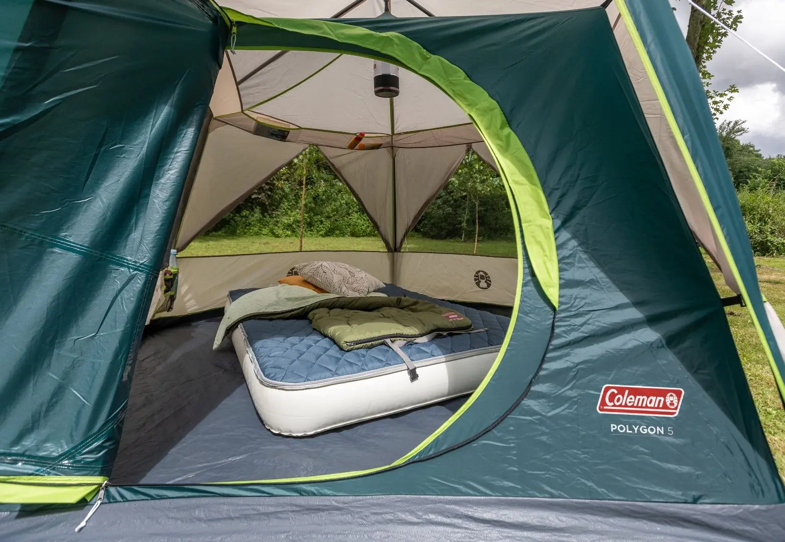 Палатка Coleman Polygon 5 (Beige/Blue) - 4