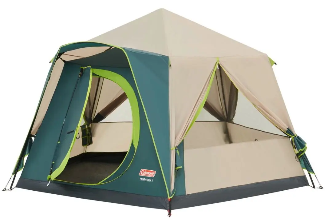 Палатка Coleman Polygon 5 (Beige/Blue)