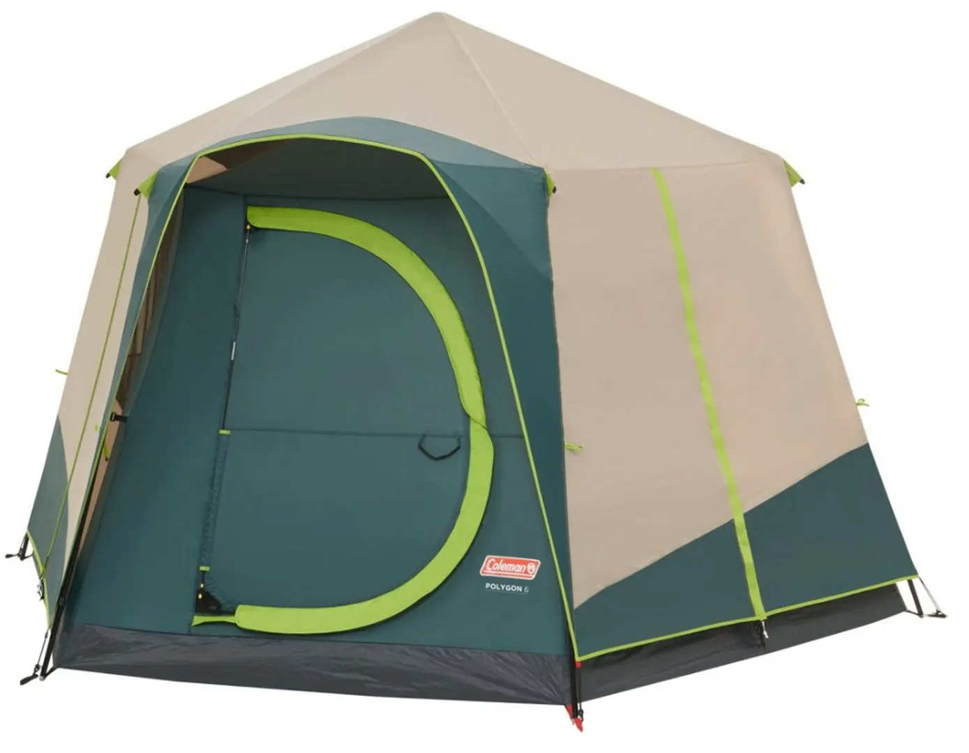 Палатка Coleman Polygon 6 (Beige/Green) - 2