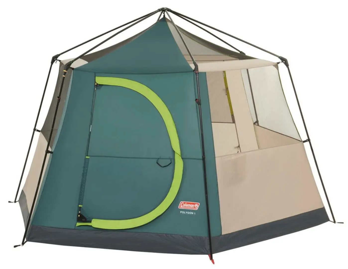 Палатка Coleman Polygon 6 (Beige/Green) - 3