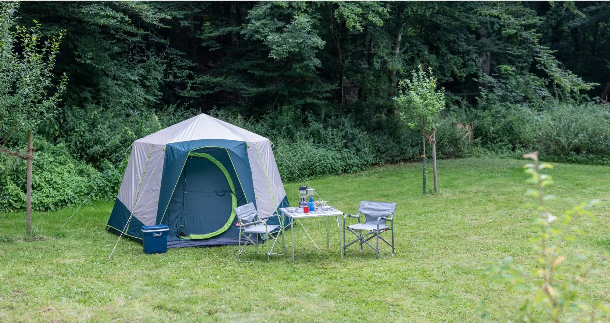 Палатка Coleman Polygon 6 (Beige/Green) - 5
