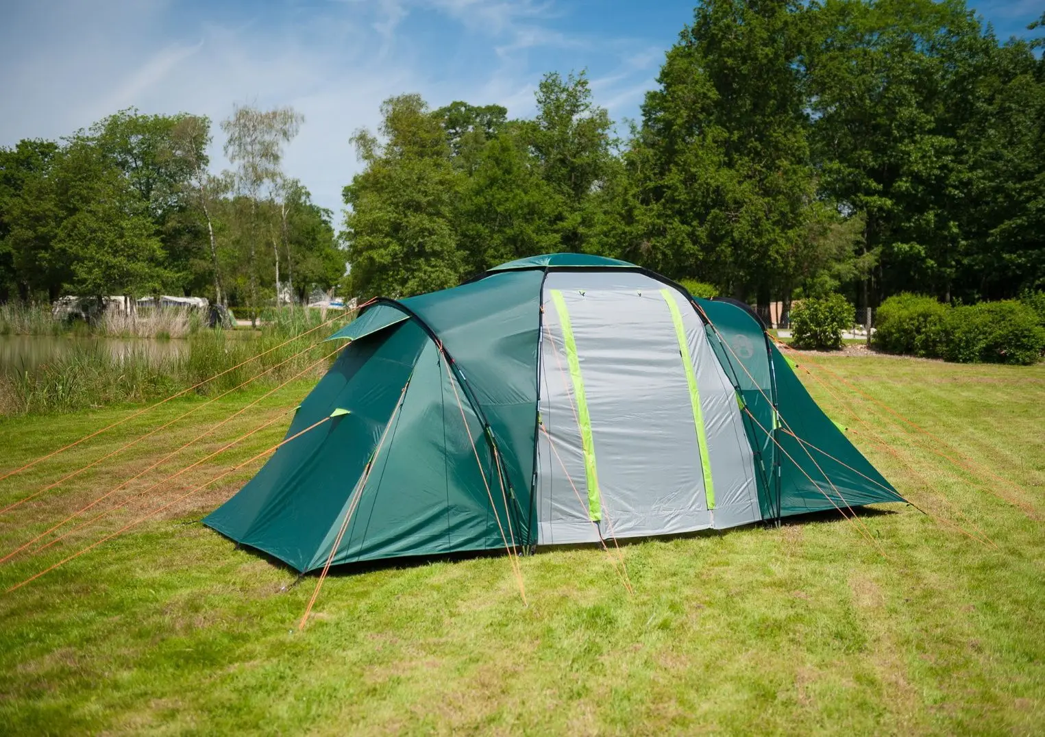 Палатка Coleman Spruce Falls 4 (Green/Grey) - 2