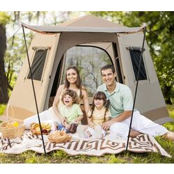 Палатка Costway NP11367 (Beige) Thumb