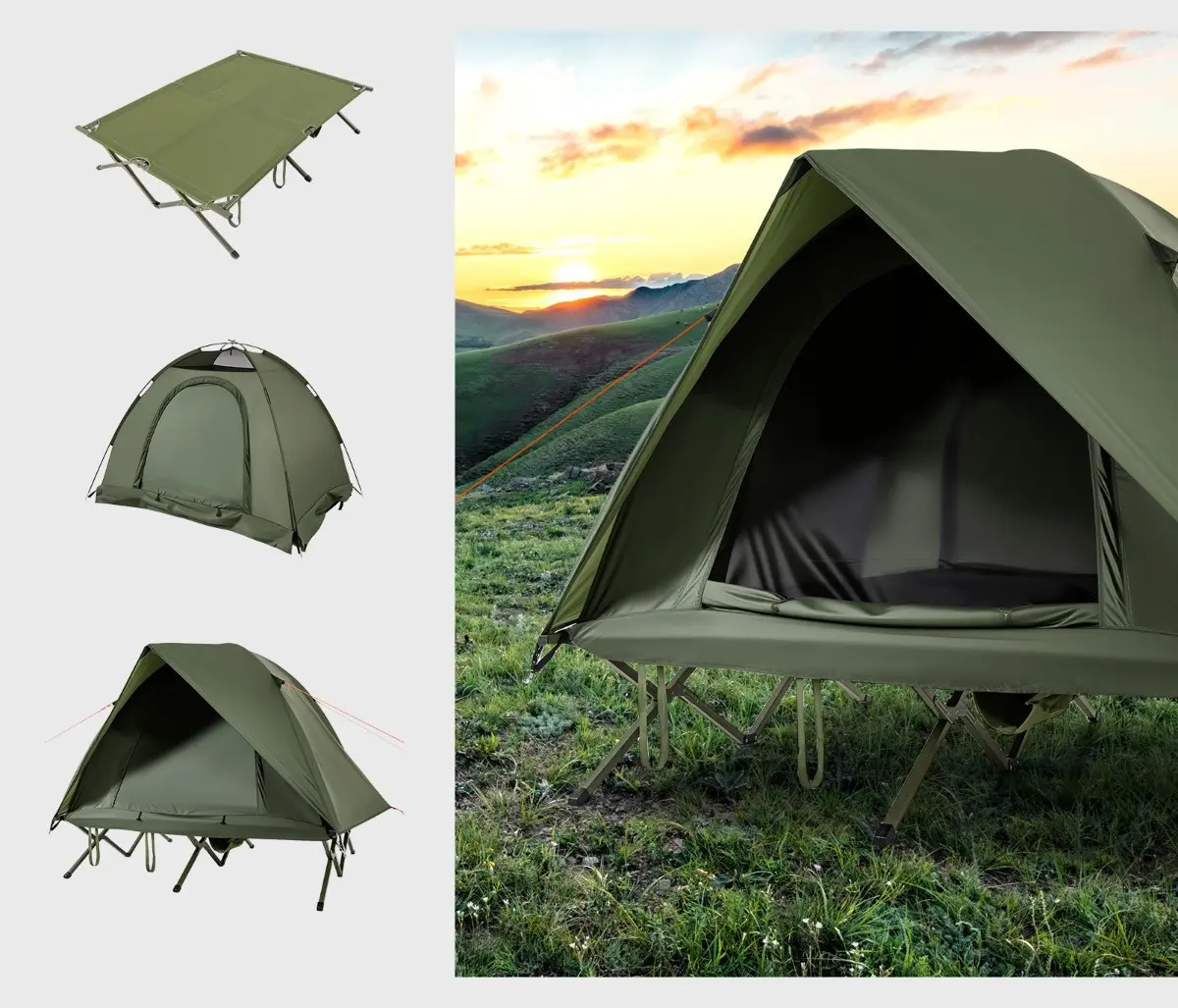 Палатка Costway NP12573GN (Green) - 3