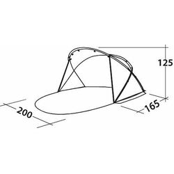 Палатка Easy Camp Shell 120434 (Sand) Thumb