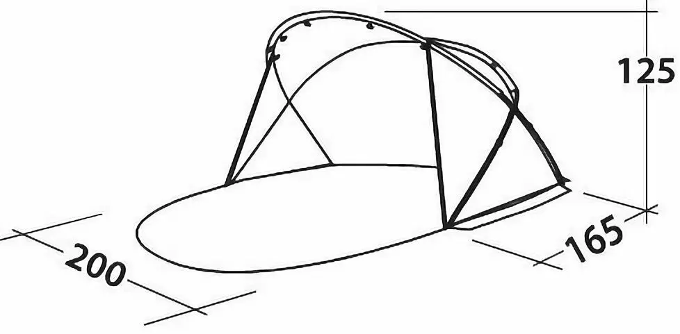 Палатка Easy Camp Shell 120434 (Sand)