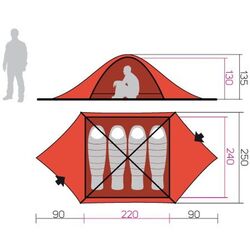 Палатка Hannah Spruce 4 (Parrot green) Thumb