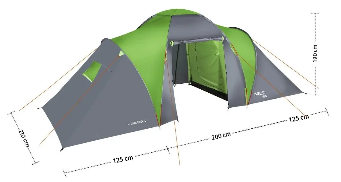Cort Nils Camp Highland IV NC6431 (Grey/Green)