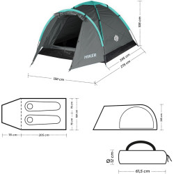 Палатка Nils Camp Hiker NC6010 (Grey) Thumb