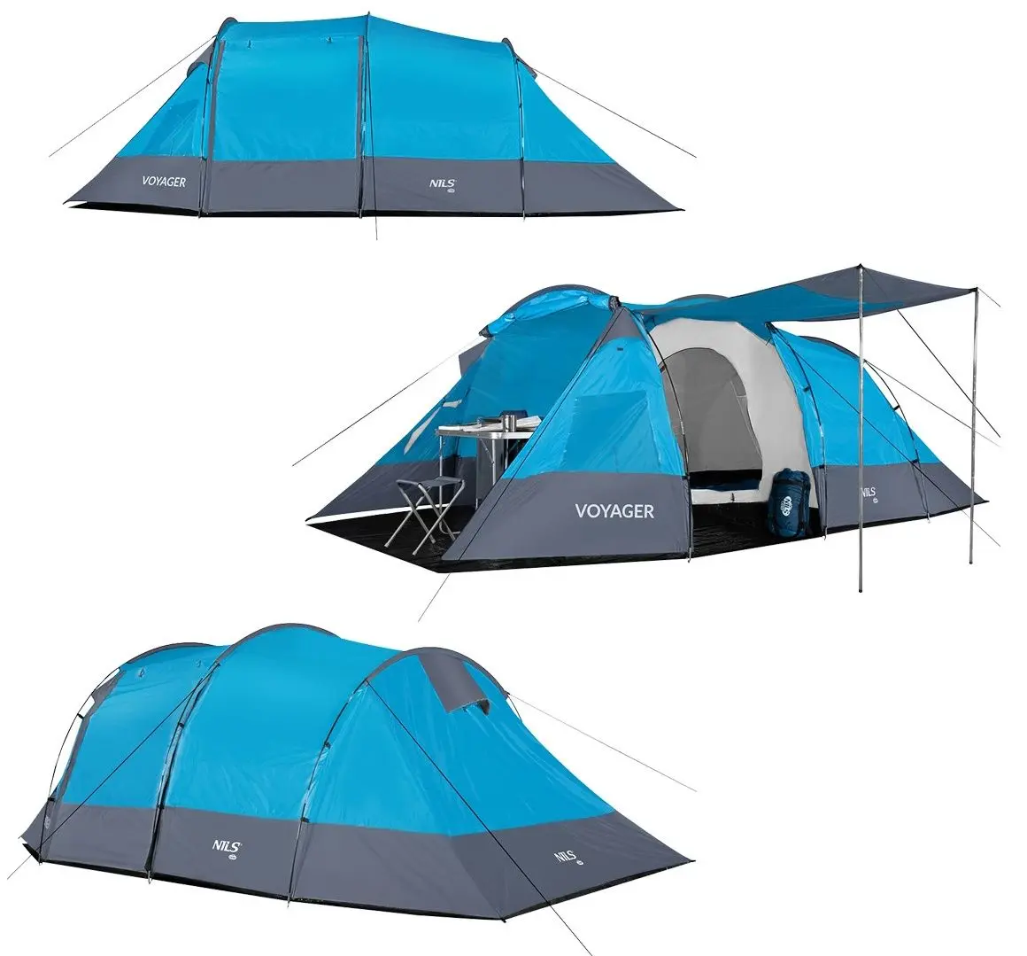 Палатка Nils Camp NC3027 (Blue/Grey)