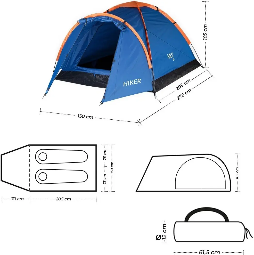 Cort Nils Camp NC6010 (Blue) - 14