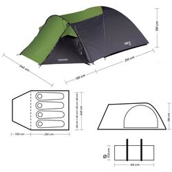 Cort Nils Camp NC6012 (Black/Green) Thumb