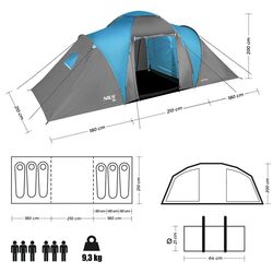 Cort Nils Camp NC6031 (Blue/Gray) Thumb