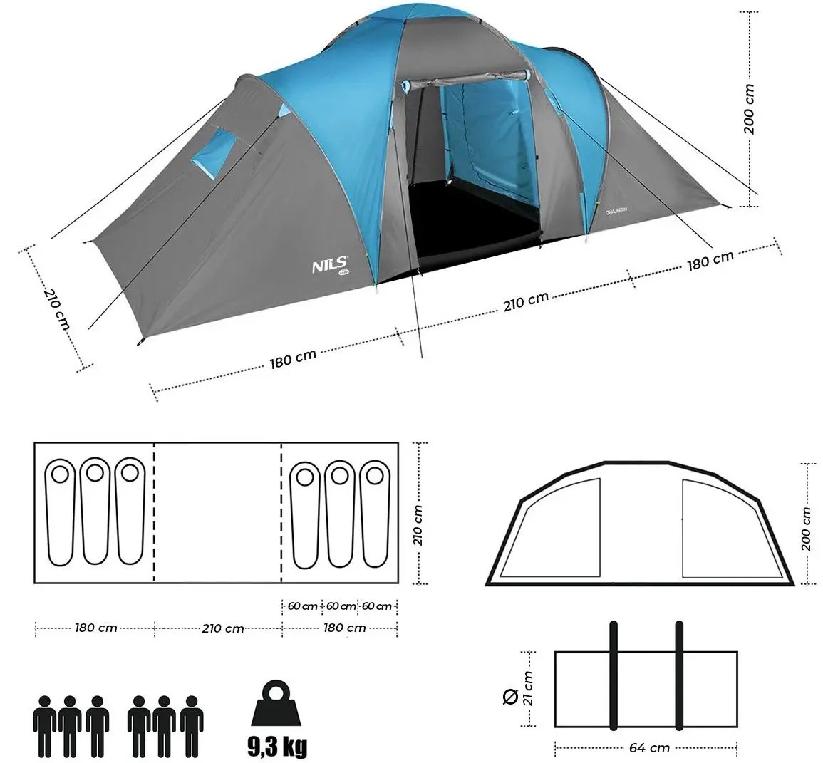 Cort Nils Camp NC6031 (Blue/Gray)