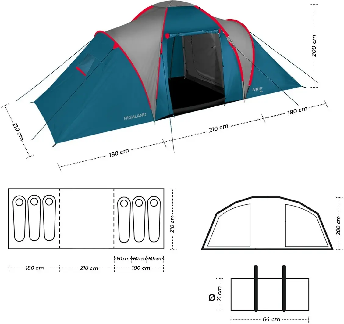 Cort Nils Camp NC6031 (Blue/Light Grey) - 14