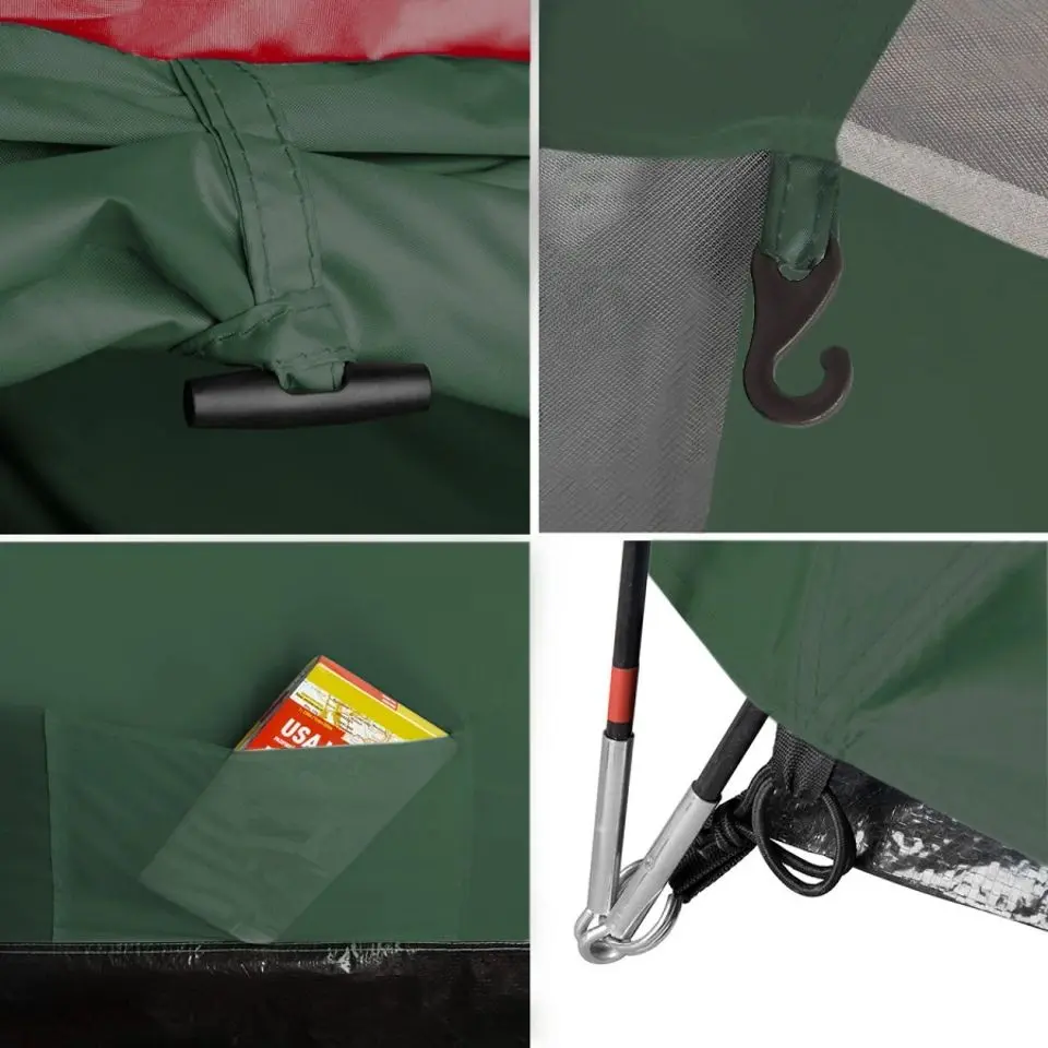 Палатка Nils Camp Rocker NC6013 (Green/Red)