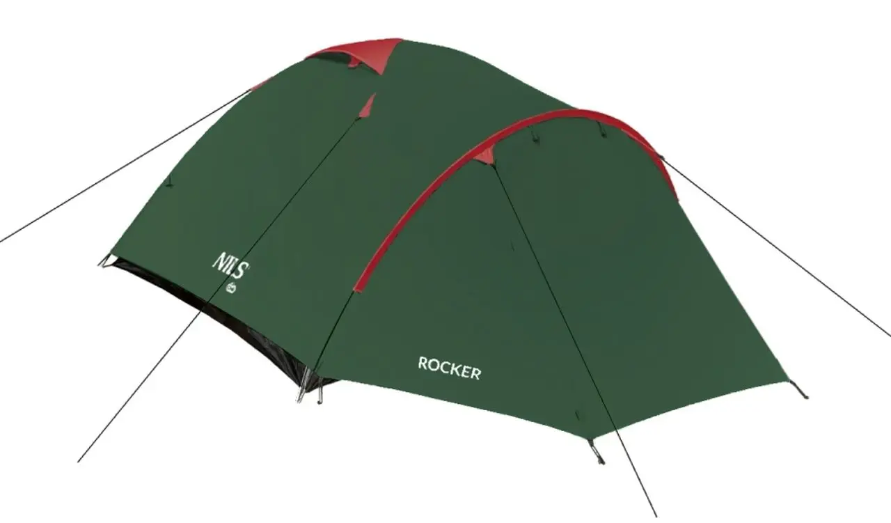 Палатка Nils Camp Rocker NC6013 (Green/Red)