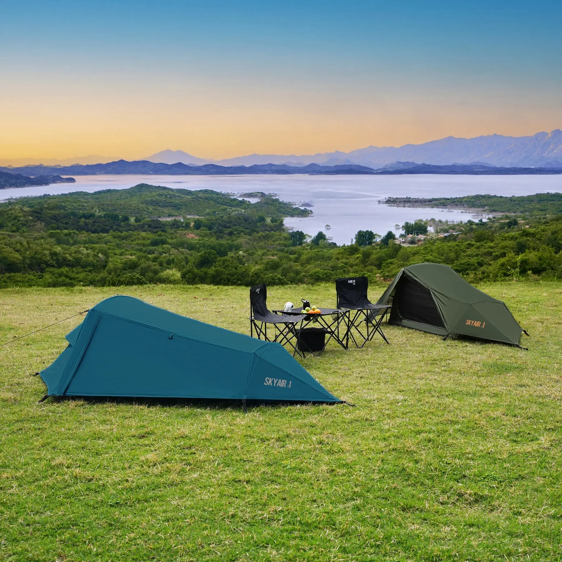 Палатка Nils Camp Skyair 1 NC2501 (Green) - 11