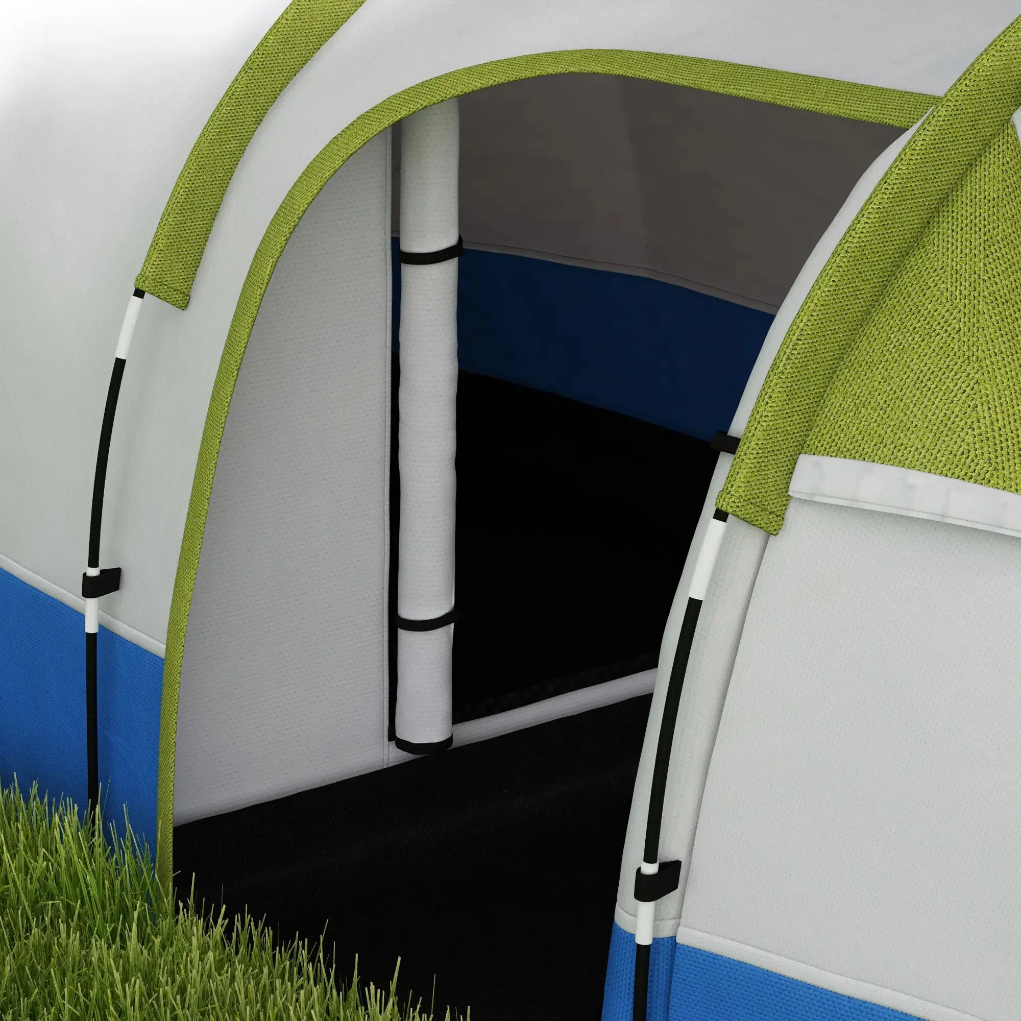 Палатка кемпинговая Outsunny A20-425V00YG (Green/Blue) - 5