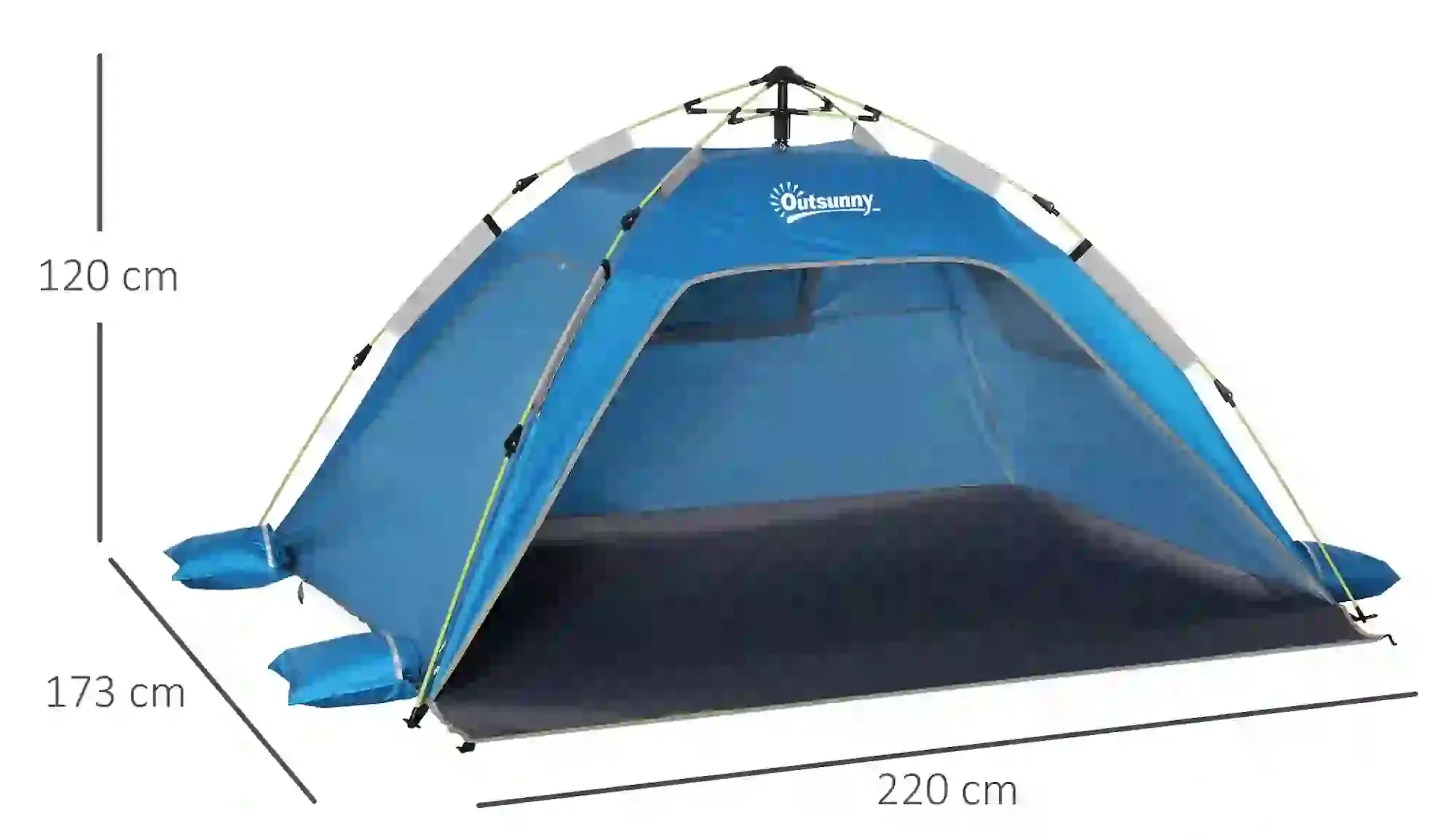 Палатка Outsunny A20-166BU (Blue) - 5