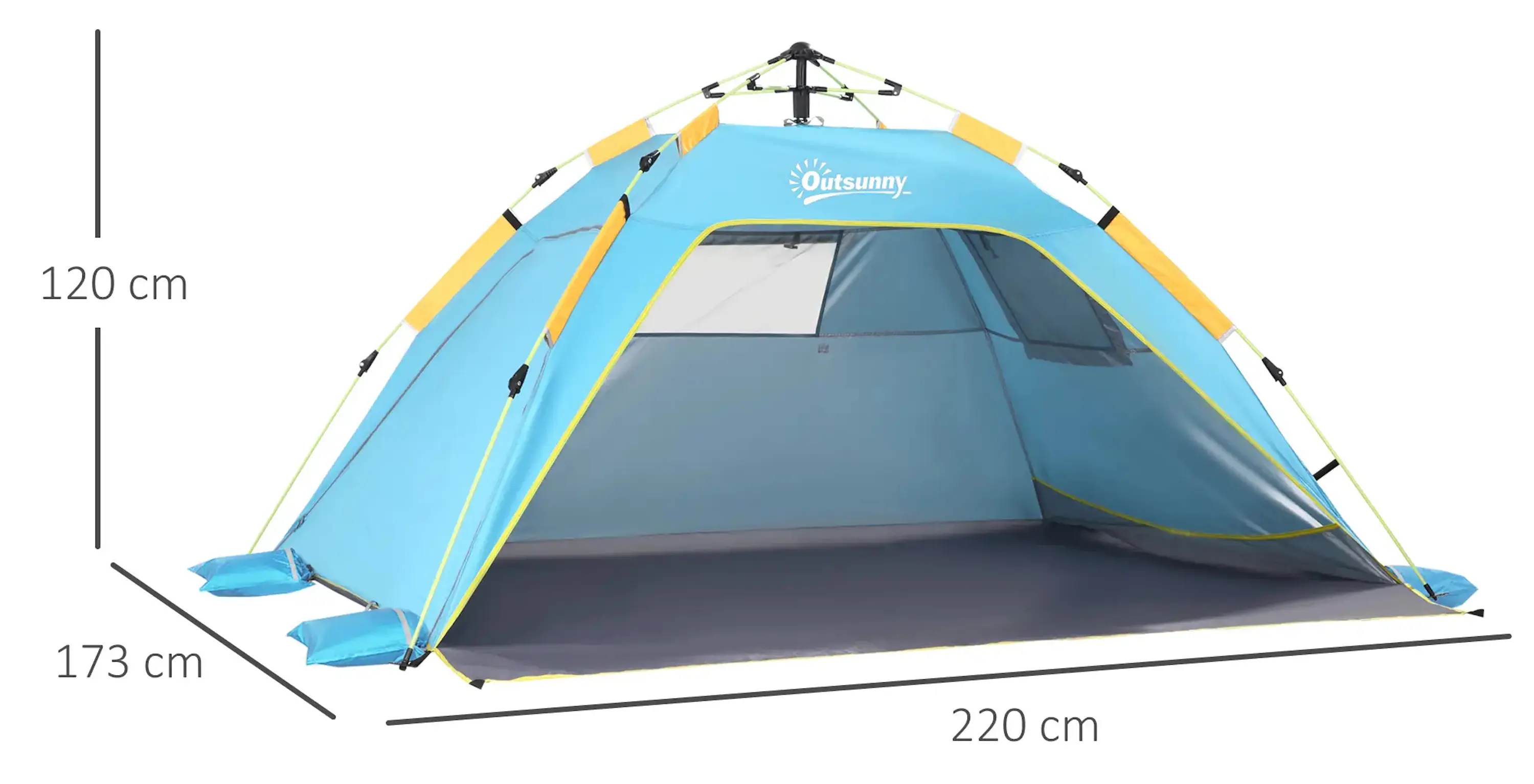 Cort Outsunny A20-166LB (Light Blue) - 5