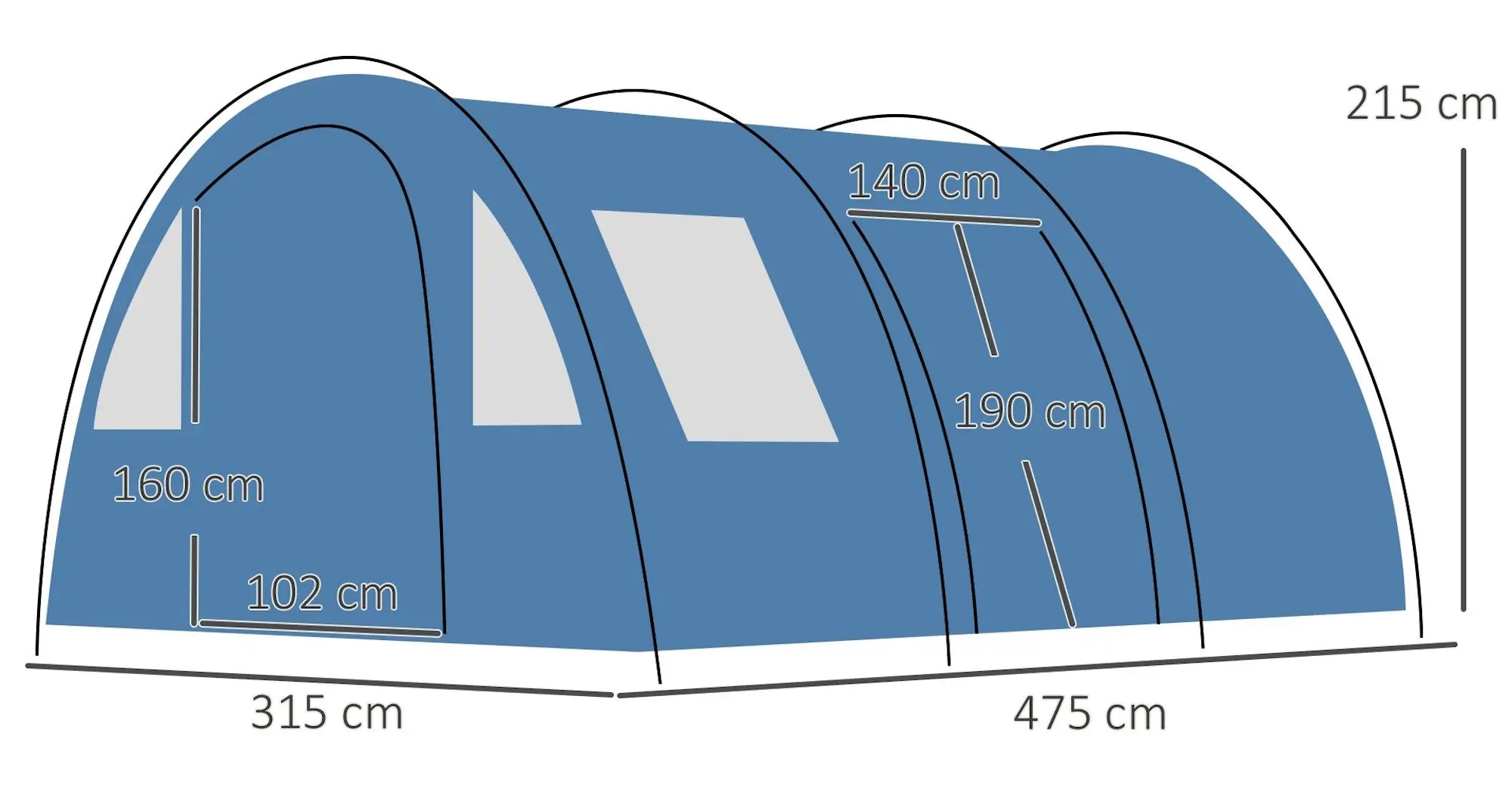 Cort Outsunny A20-304V00BU (Blue)