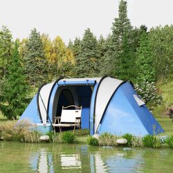 Палатка Outsunny A20-387V00BU (Blue/Grey) Thumb