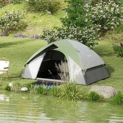 Палатка Outsunny A20-407V00GN (Grey/Green) Thumb