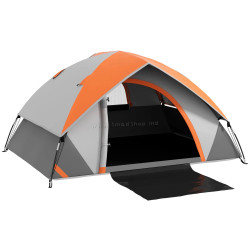 Палатка Outsunny A20-407V00TE (Grey/Orange)