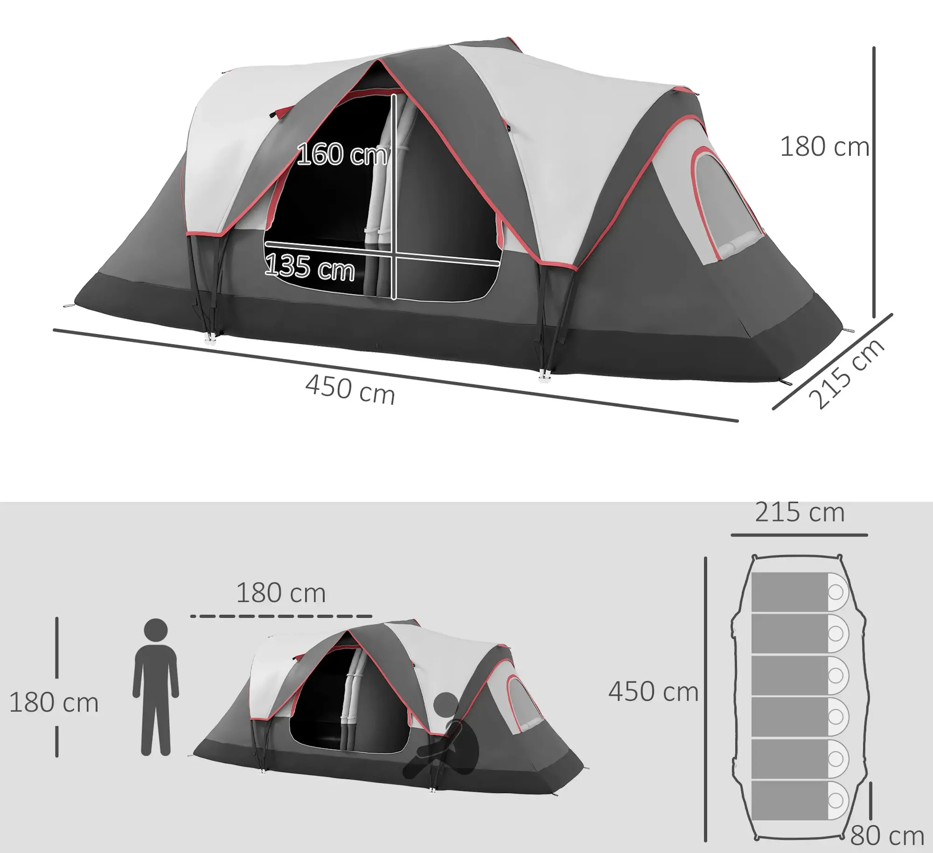 Cort Outsunny A20-422V00GY (Grey) - 4