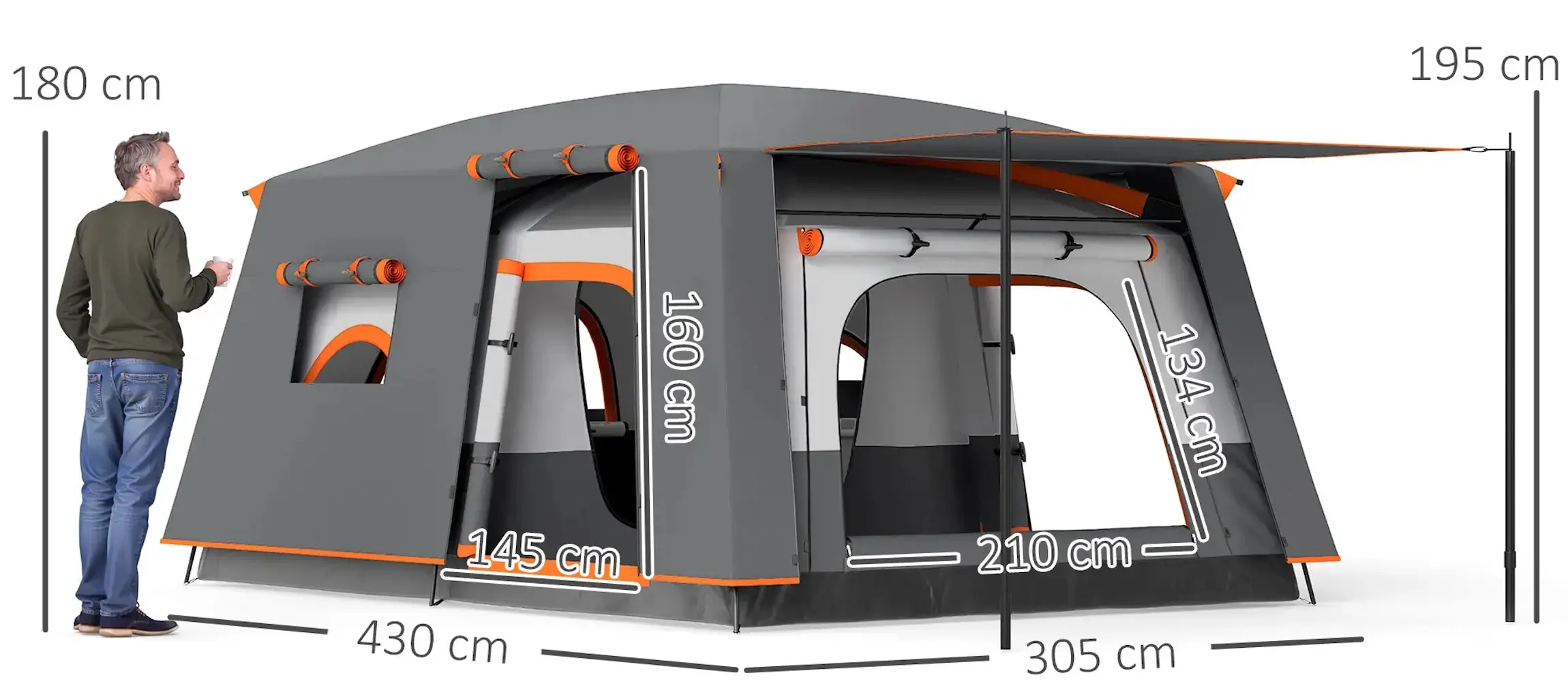 Cort Outsunny A20-475V00CG (Grey) - 5
