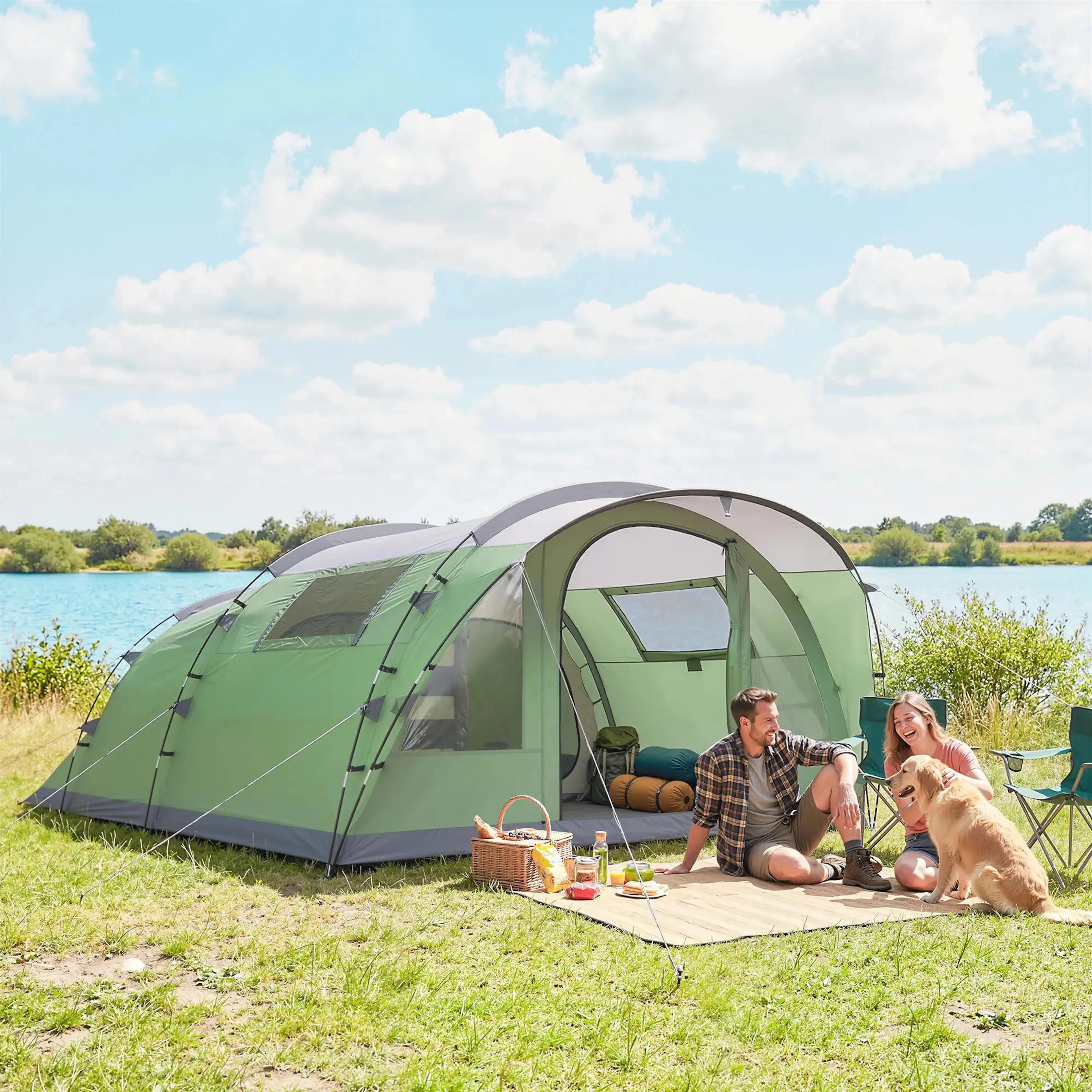 Палатка Outsunny A20-602V00GN (Green) - 3