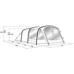Палатка Outwell Rosedale 5PA (Green) Thumb