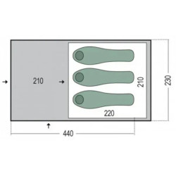 Cort Pinguin Nimbus 3 (Green) Thumb