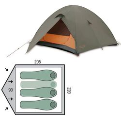 Палатка Pinguin Serac (Green) Thumb